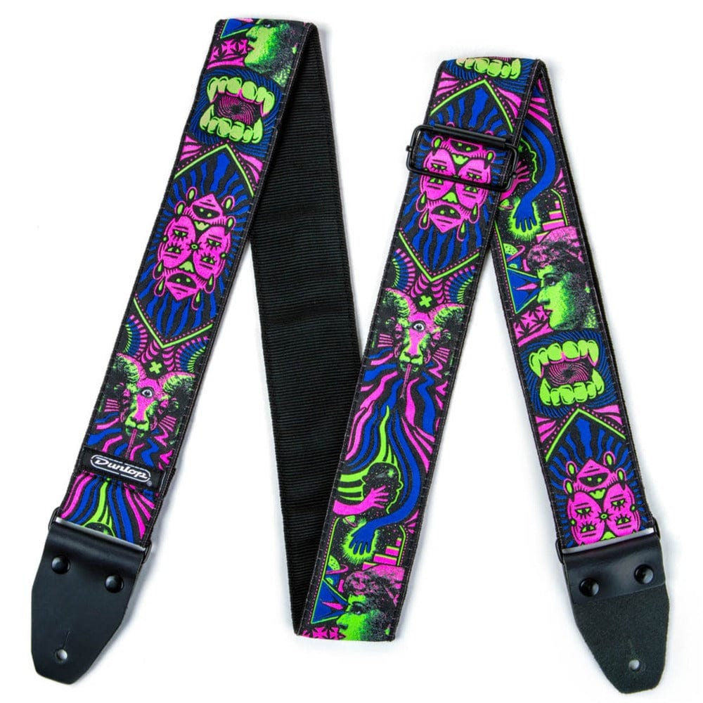 Dunlop Guitar Straps Dunlop ILD05 ILOVEDUST Fangs Guitar Strap