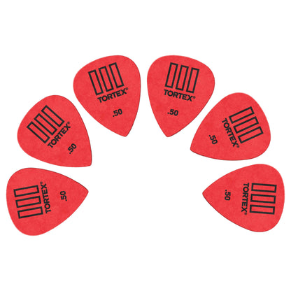 Dunlop Picks 0.50mm Dunlop 4620 Tortex III Guitar Picks - Pack of 6