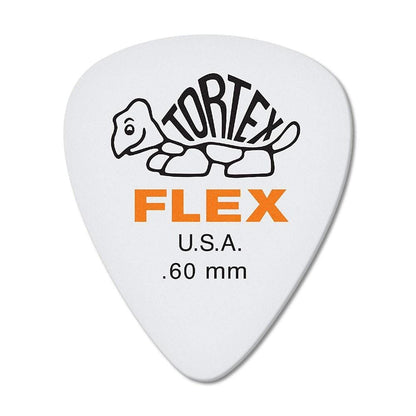 Dunlop Picks 0.60MM Dunlop 428R Tortex Flex Standard Nat - Pack of 6
