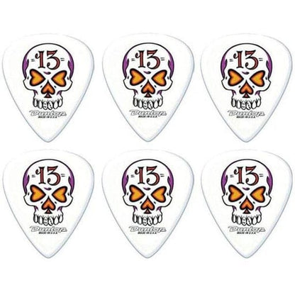 Dunlop Picks 0.60mm Dunlop BL02R Blackline Skull Guitar Pick - Pack of 6