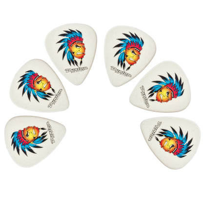 dunlop picks 0.60mm dunlop bl04r alan forbes chief guitar picks - pack of 6    