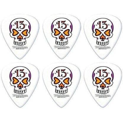 Dunlop Picks 0.73mm Dunlop BL02R Blackline Skull Guitar Pick - Pack of 6