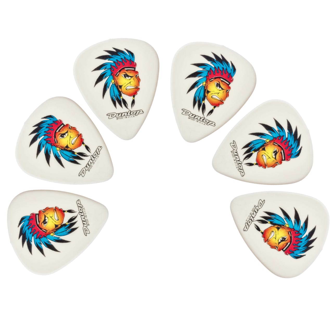 dunlop picks 0.73mm dunlop bl04r alan forbes chief guitar picks - pack of 6    #gauge_0.73mm