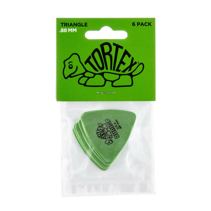 Dunlop Picks 0.88mm Dunlop Tortex Triangle Guitar Picks - Set of 6