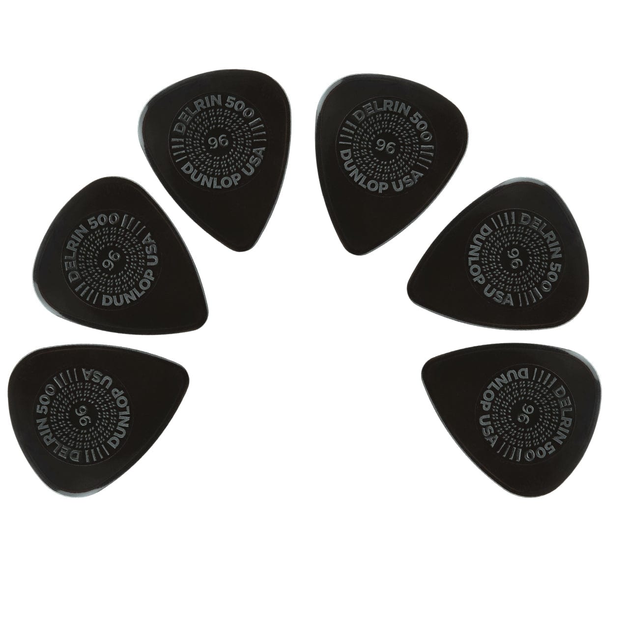 dunlop picks 0.96mm dunlop prime grip delrin 500p guitar picks - pack of 6   #gauge_0.96mm