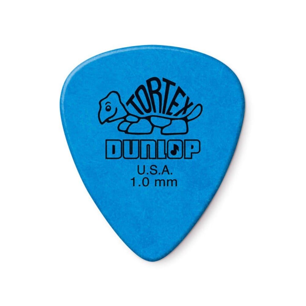 dunlop picks 1.0mm dunlop 418r tortex standard guitar pick - pack of 6   