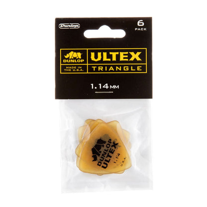 dunlop picks 1.14 mm dunlop ultex triangle 1mm guitar pick - set of 6 