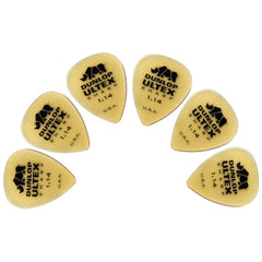 Dunlop Picks 1.14mm Dunlop 433P Ultex Sharp Guitar Picks - Pack Of 6