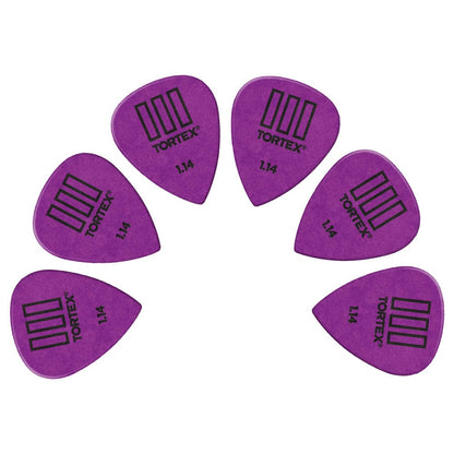 Dunlop Picks 1.14mm Dunlop 4620 Tortex III Guitar Picks - Pack of 6
