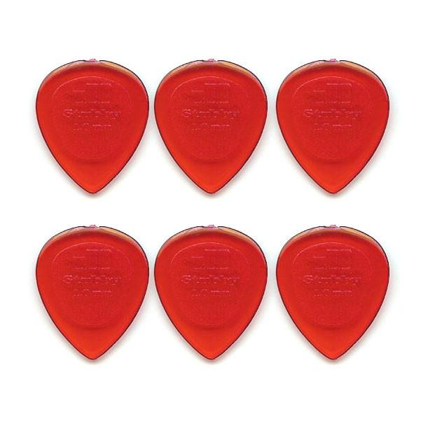 dunlop picks 1mm dunlop 4740 stubby jazz guitar picks - set of 6   #gauge_1mm