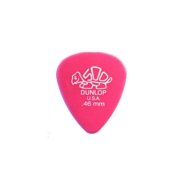 dunlop picks .46mm dunlop delrin standard guitar pick - set of 6  