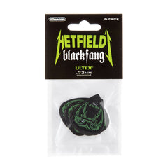 Dunlop Picks .73mm Dunlop PH112P Hetfield Black Fang Guitar Picks - Pack of 6