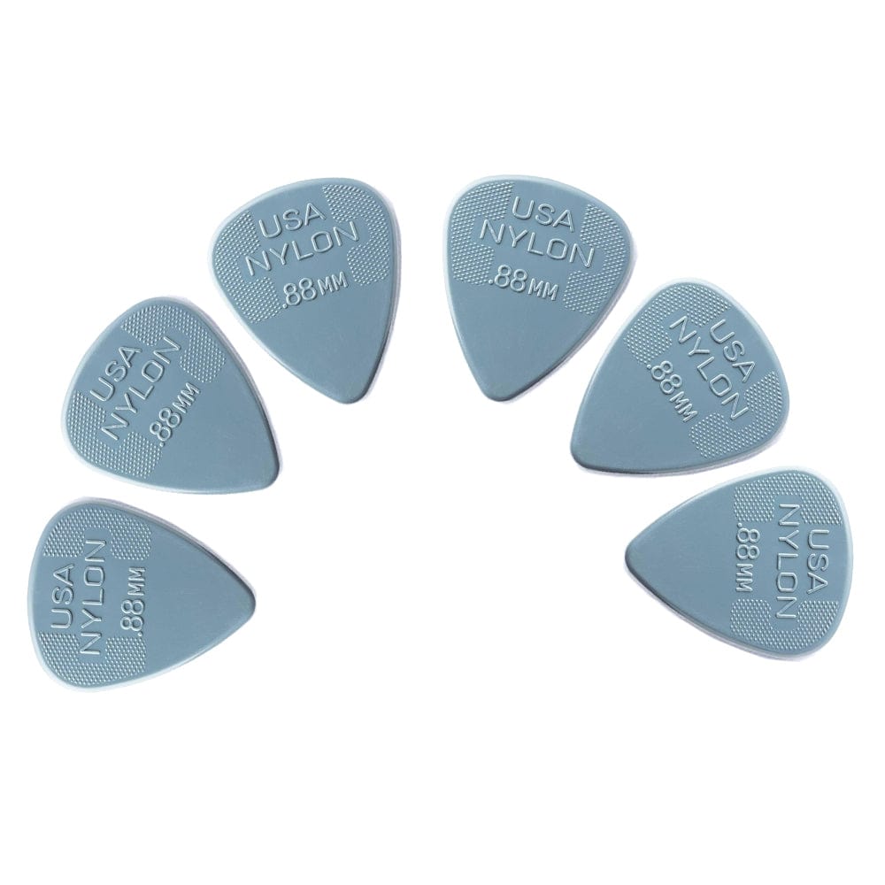 Dunlop Picks .88mm Dunlop 44P Standard Nylon Guitar Picks - Pack of 6