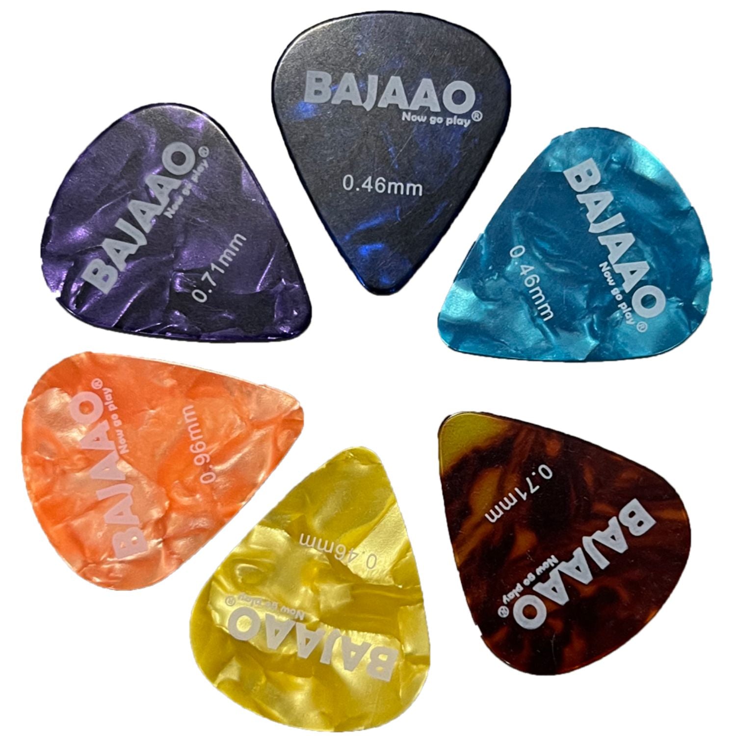 Dunlop Picks Bundle Celluloid Guitar Pick- Set of 6 Picks