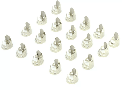 Dunlop Picks Dunlop 33R Nickel Silver Fingerpicks - Pack of 20