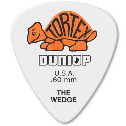 dunlop picks dunlop 424p tortex wedge guitar picks - pack of 6    