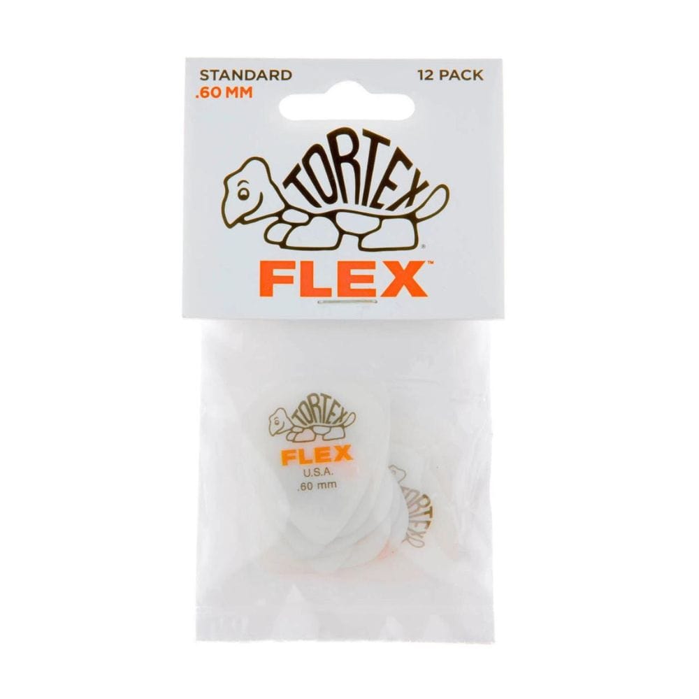 dunlop picks dunlop 428p tortex flex standard guitar picks - pack of 12    #size_.60mm