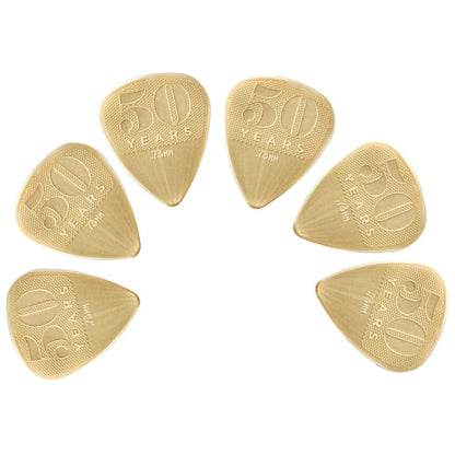 dunlop picks dunlop 442p 50th anniversary nylon standard guitar picks - pack of 12    