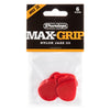 Dunlop Picks Dunlop 471R3N Nylon Max Grip Jazz III Guitar Picks - Pack of 6