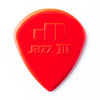 Dunlop Picks Dunlop 47R3N Jazz III Stiffo Nylon Guitar Pick- Pack of 6