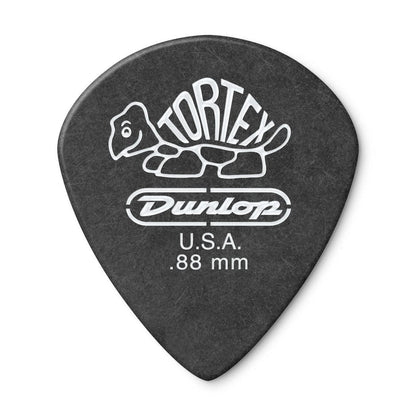 Dunlop Picks Dunlop 482R Tortex Pitch Black Jazz Guitar Picks - Set of 6