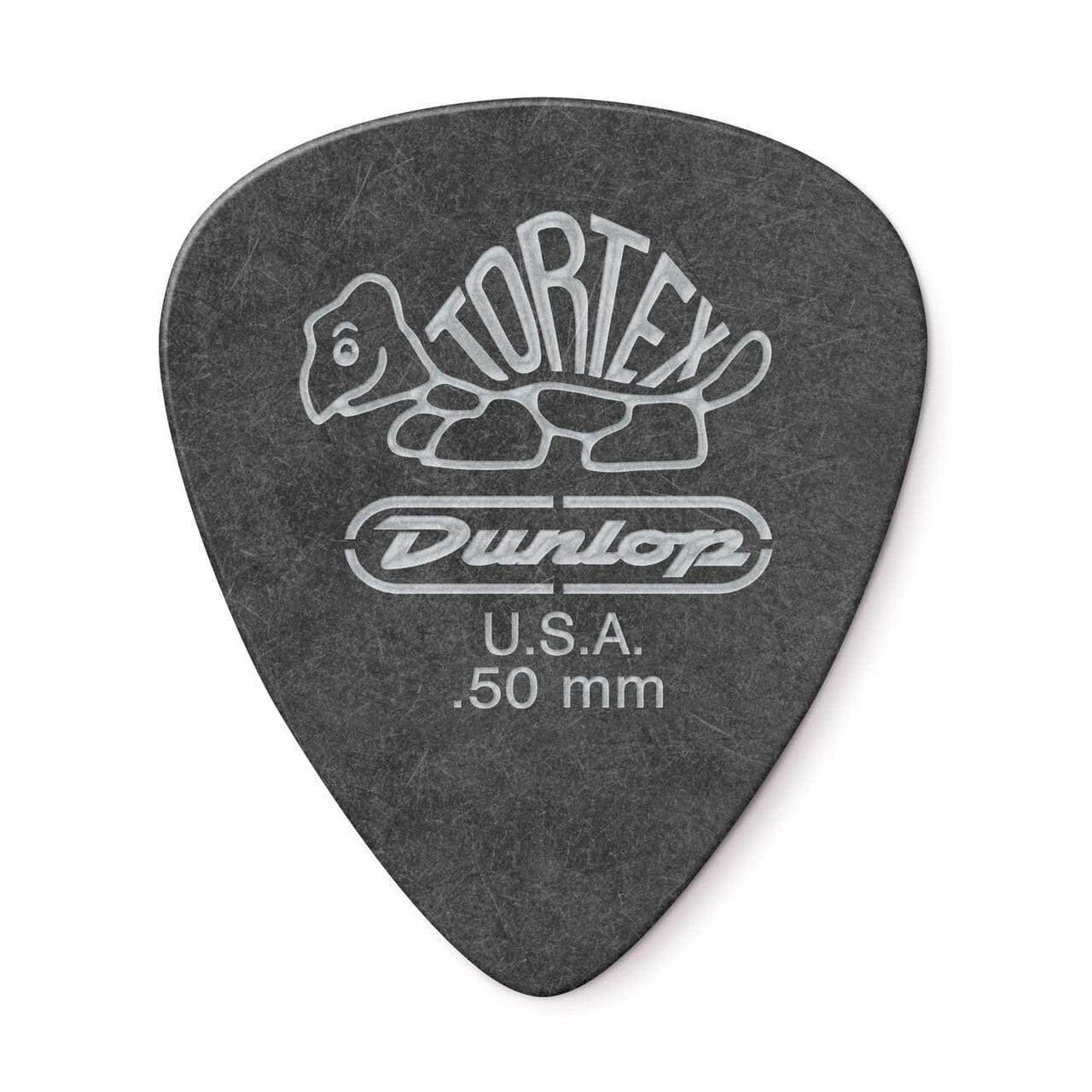 dunlop picks dunlop 488r 0.50mm tortex pitch black standard guitar pick - pack of 6