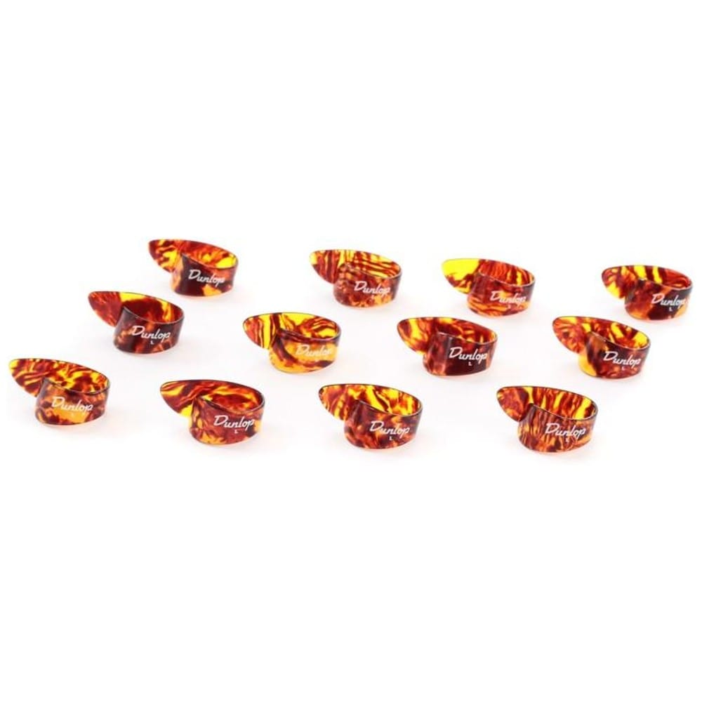 Dunlop Picks Dunlop 9023R Thumb Picks - Large Shell 12 Pack