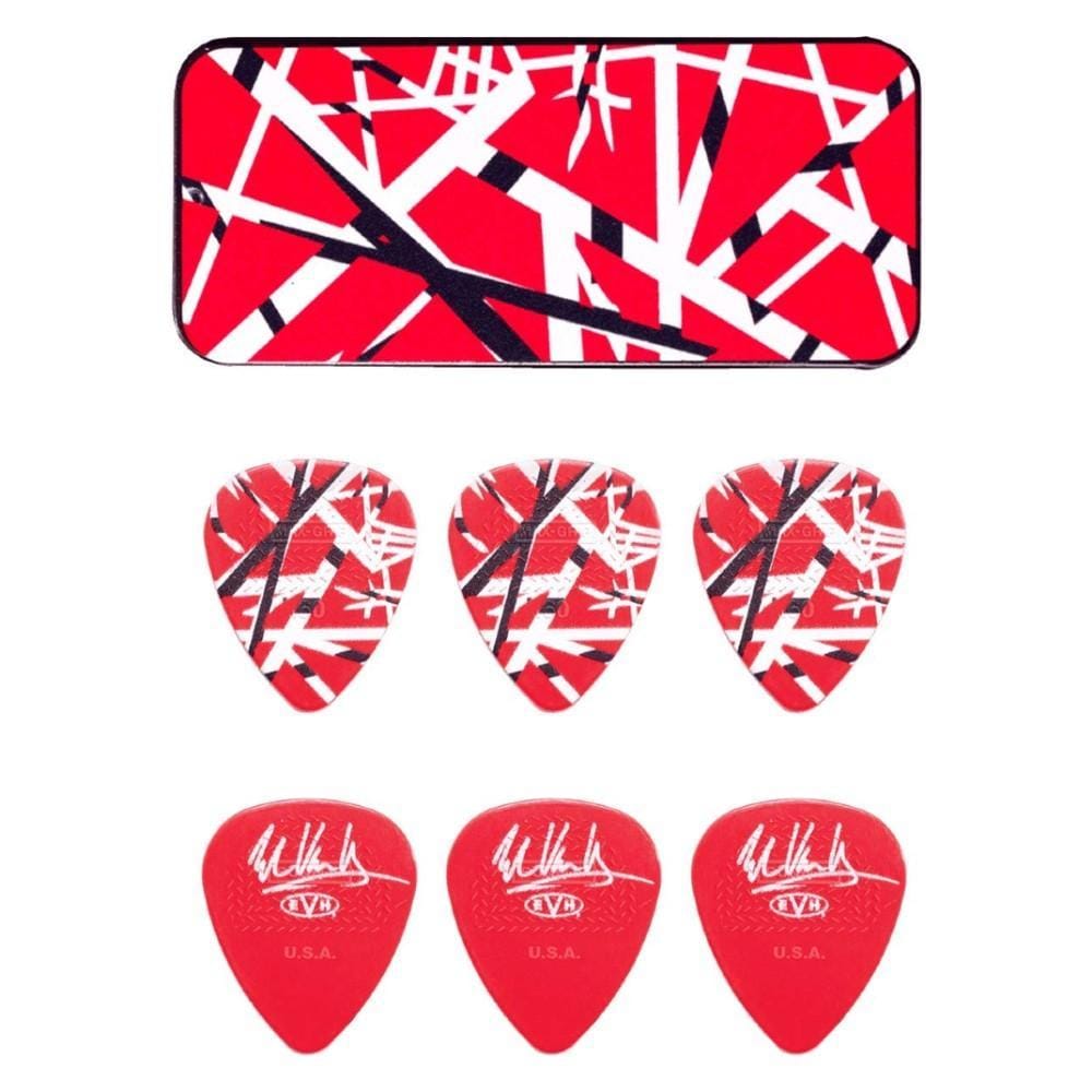 Dunlop Picks Dunlop EVHPT02 Eddie Van Halen Frankenstein Max Grip Guitar Picks - Pack of 6