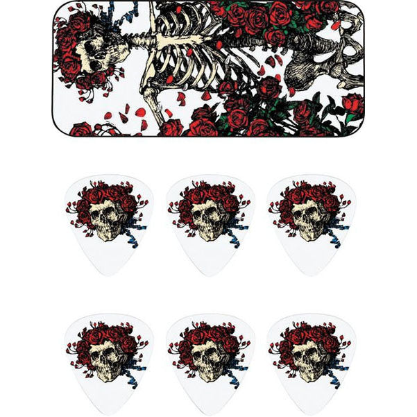 Dunlop Picks Dunlop Grateful Dead Rosemary Pick Tin with 6 Picks Medium
