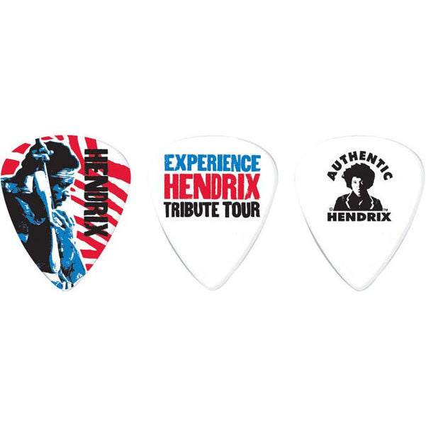 dunlop picks dunlop jimi hendrix tribute tour pick tin with 6 medium picks