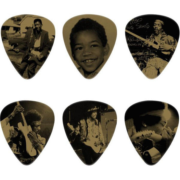 dunlop picks dunlop jimi hendrix west coast seattle boy pick tin with 6 heavy picks