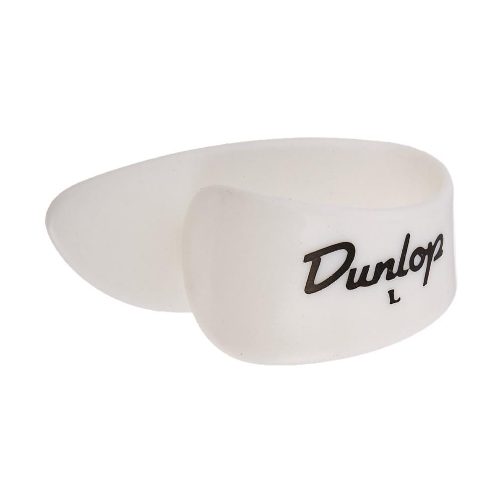 Dunlop Picks Dunlop Plastic Thumbpicks White Large - Bag of 12