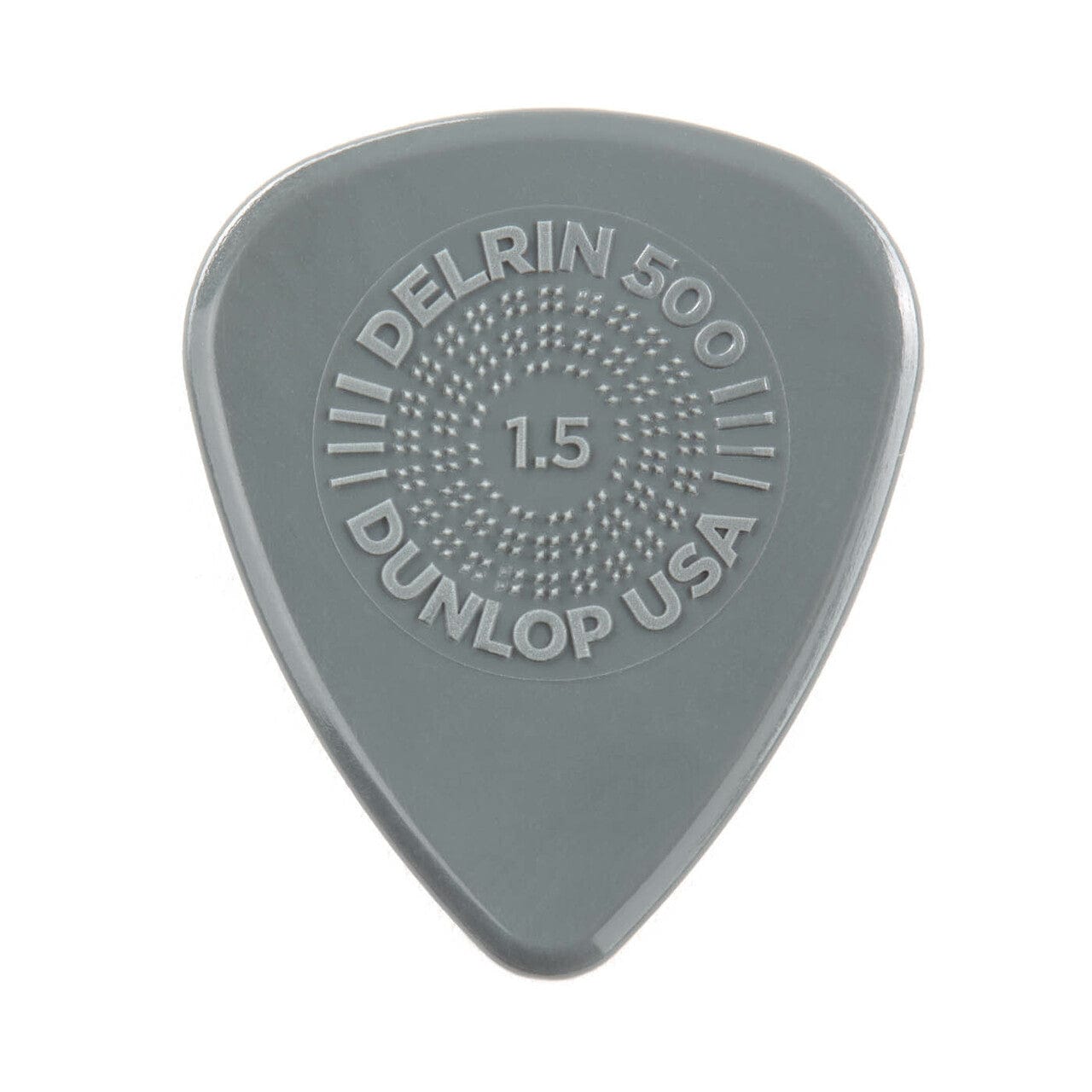 dunlop picks dunlop prime grip delrin 500p guitar picks - pack of 6   #gauge_1.5mm