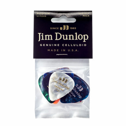 Dunlop Picks Dunlop PVP106 Celluloid Guitar Picks Variety Pack - Pack of 12