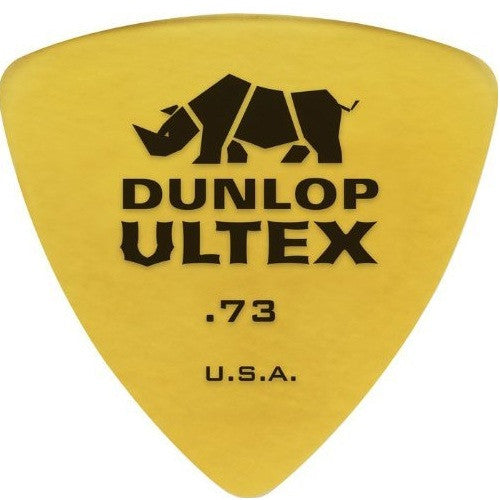 dunlop picks dunlop ultex triangle .73mm guitar pick - set of 6