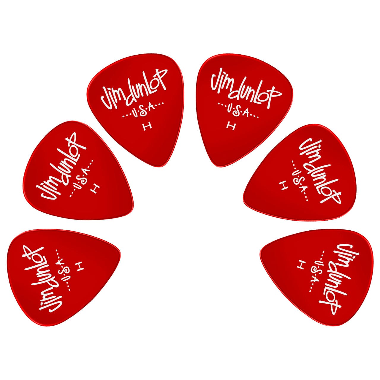 Dunlop Picks Heavy Dunlop 486 Gels Guitar Picks - Pack Of 6