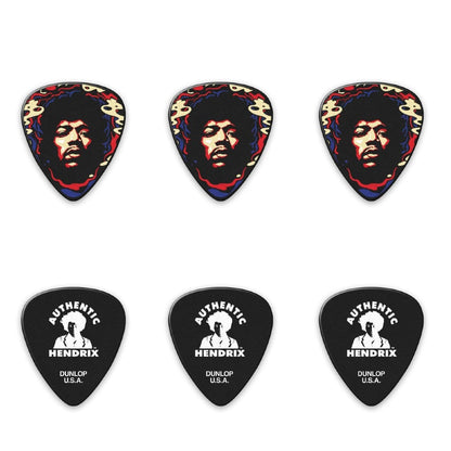 Dunlop Picks Star Haze Dunlop JHPT15H Hendrix Tin Ea Pick - Star Haze Pack of 6