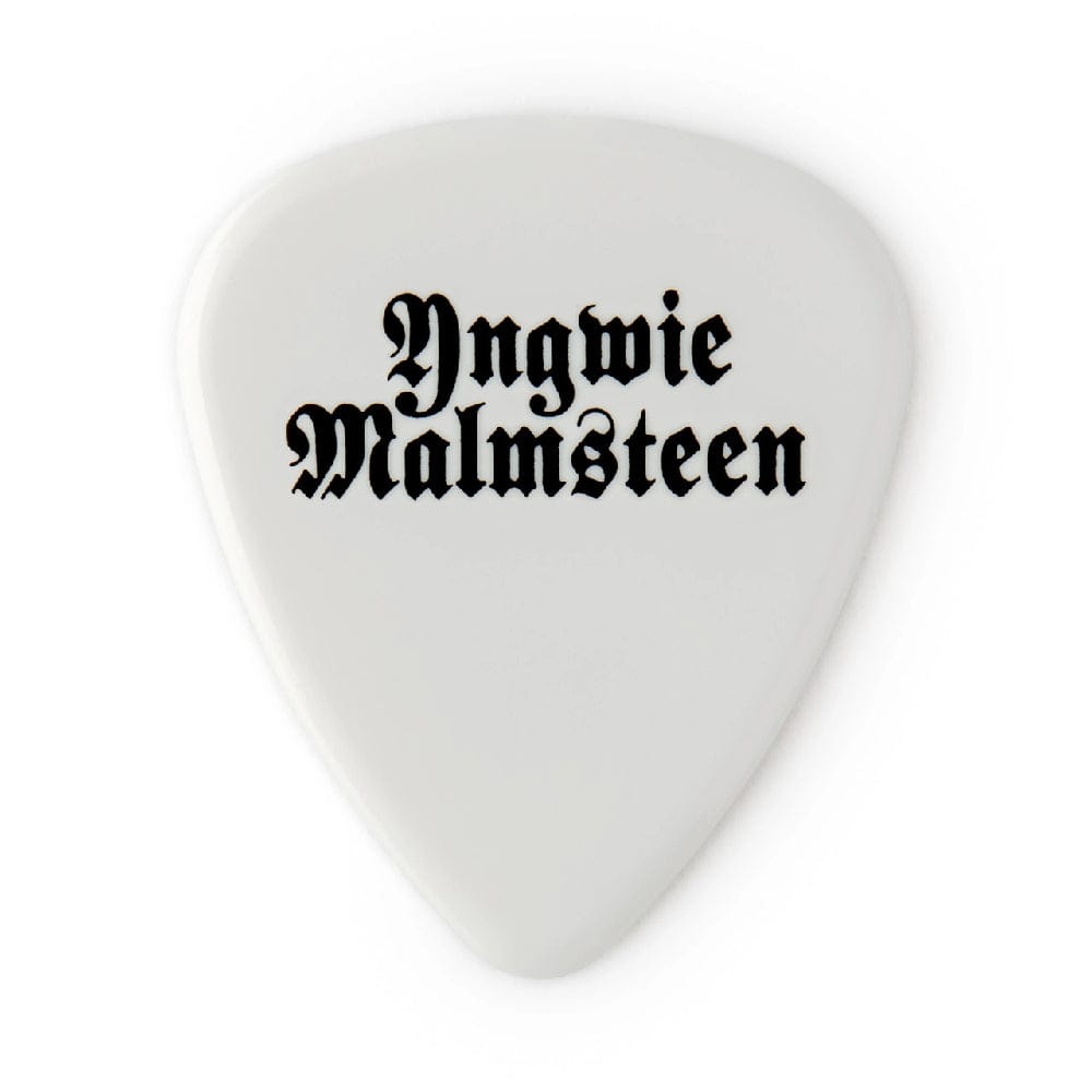dunlop picks white dunlop yngwie malmsteen 1.5mm custom delrin guitar picks - 6-pack   