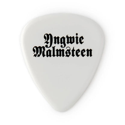 dunlop picks white dunlop yngwie malmsteen 1.5mm custom delrin guitar picks - 6-pack   
