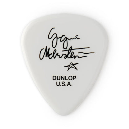 dunlop picks white dunlop yngwie malmsteen 1.5mm custom delrin guitar picks - 6-pack   