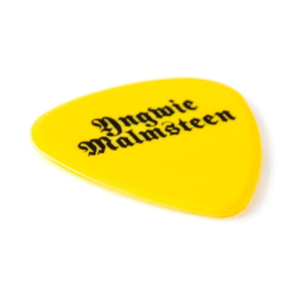 dunlop picks yellow dunlop yngwie malmsteen 1.14mm custom delrin guitar picks - 6-pack   