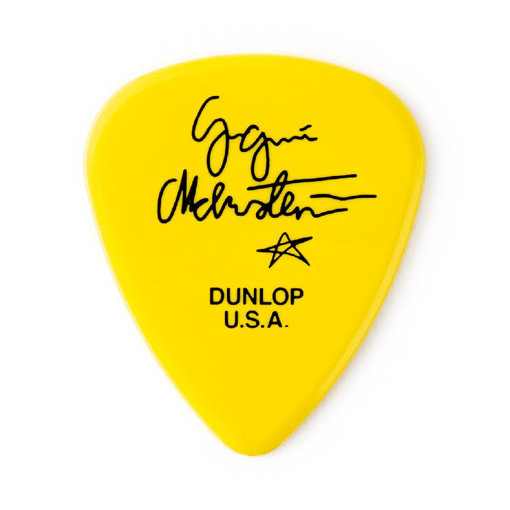 dunlop picks yellow dunlop yngwie malmsteen 1.14mm custom delrin guitar picks - 6-pack   