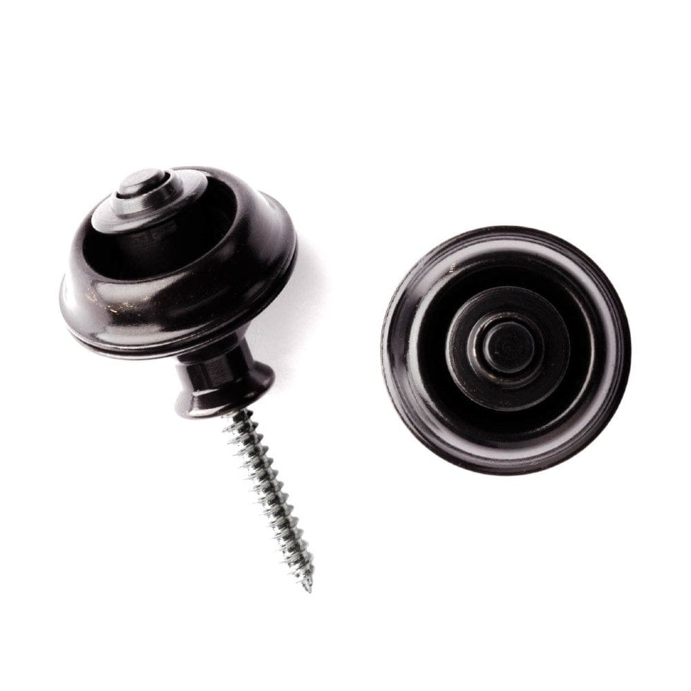 dunlop strap locks dunlop sls1033bk straplok strap retainers dual design - black oxide