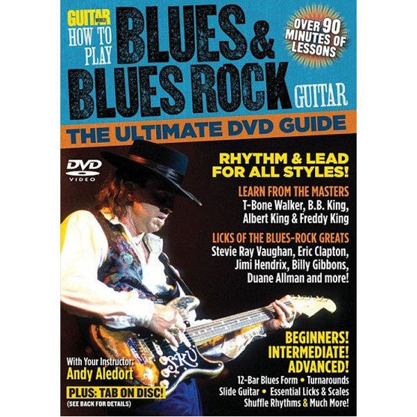 Dvd-Cd & Books Guitar Instruction Alfred Guitar World How To Play Blues & Blues Rock Guitar DVD