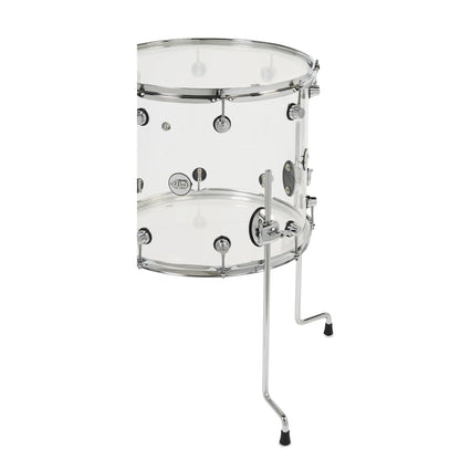 Dw Drum Workshop Acoustic Drum Kits Clear Acrylic Dw Drum Workshop Design Series Acrylic 4-Piece Shell Pack Acoustic Drum Kits 