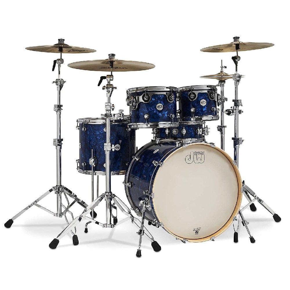 dw drum workshop acoustic drum kits dw drum workshop ddfp2215bp 22inch shell pack drum kit