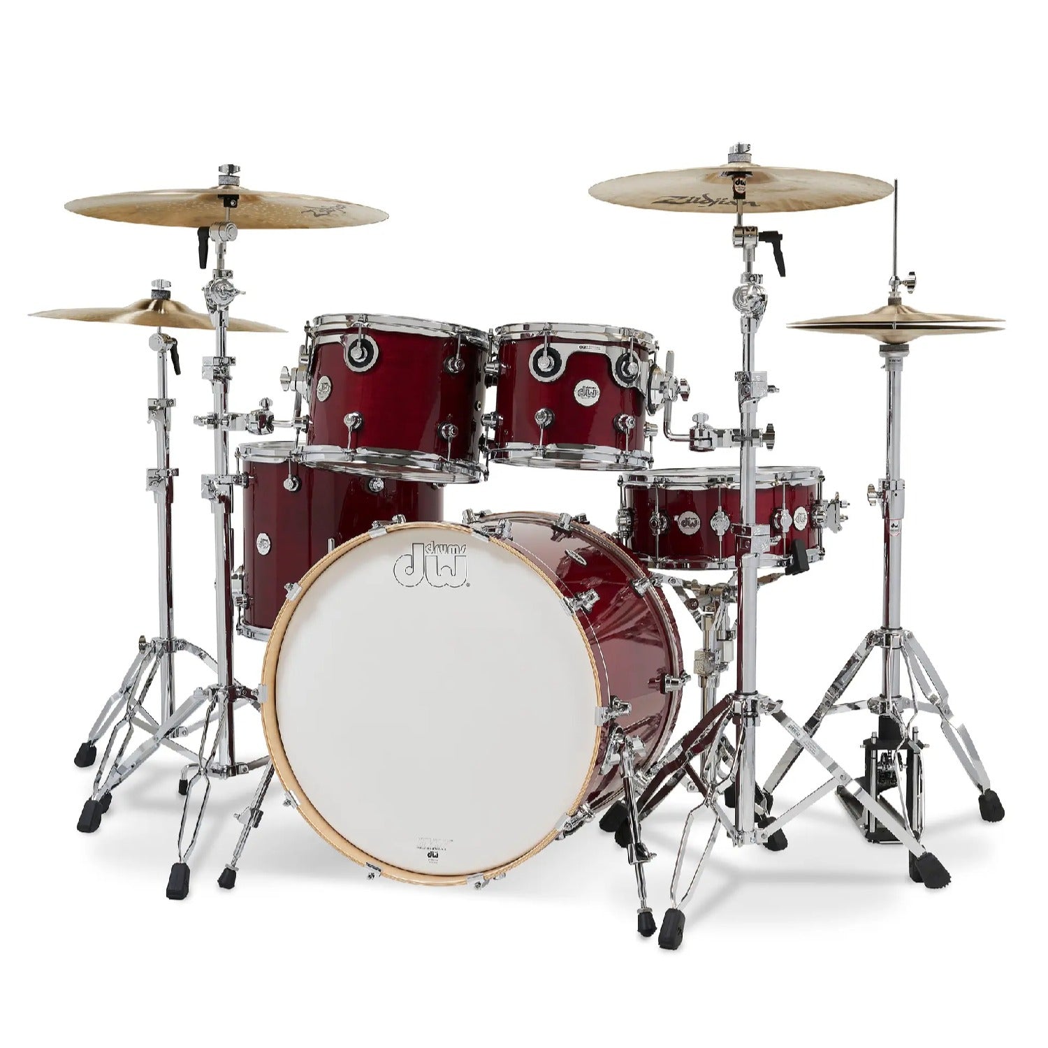 Dw Drum Workshop Acoustic Drum Kits Dw Drum Workshop DDLG 2214 Design 4-Piece Acoustic Drum Kit 