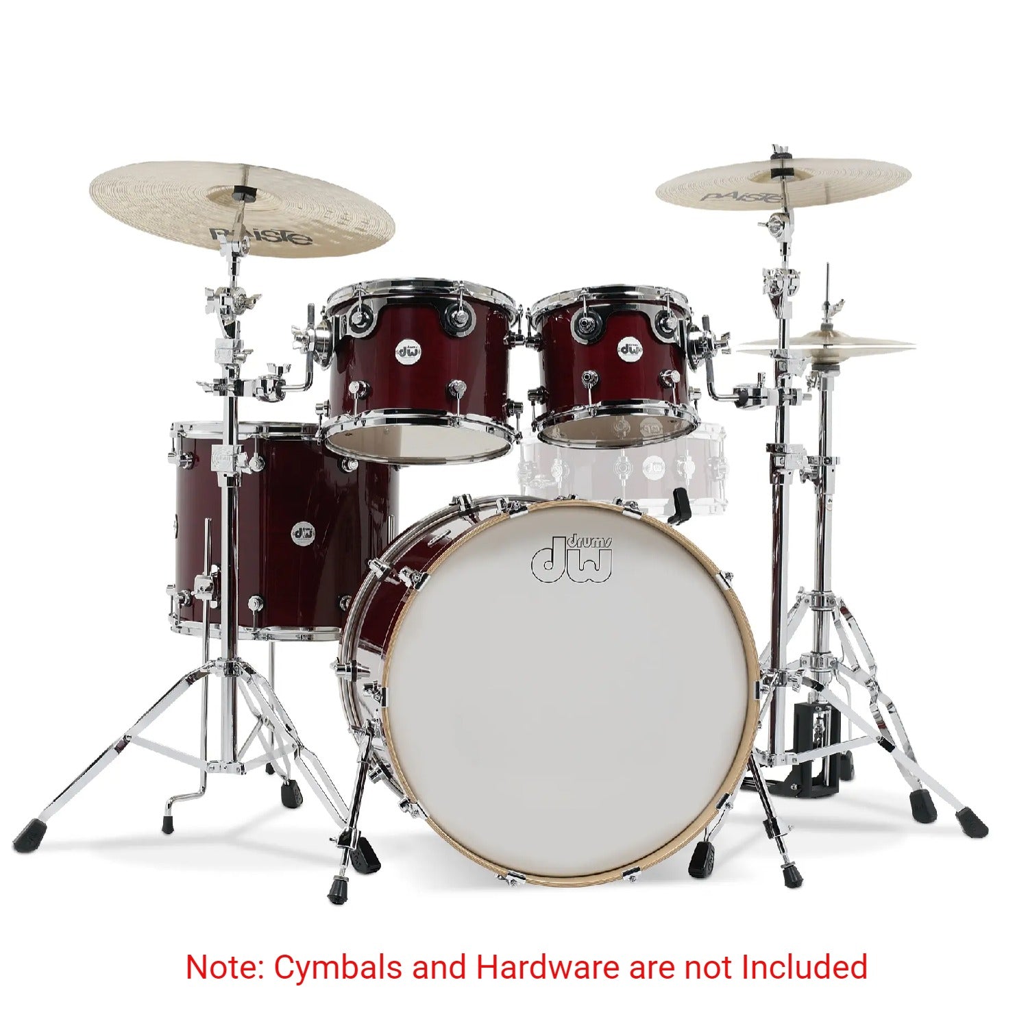 Dw Drum Workshop Acoustic Drum Kits Dw Drum Workshop DDLG 2214 Design 4-Piece Acoustic Drum Kit 