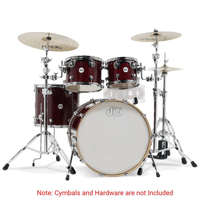 Dw Drum Workshop Acoustic Drum Kits Dw Drum Workshop DDLG 2214 Design 4-Piece Acoustic Drum Kit 