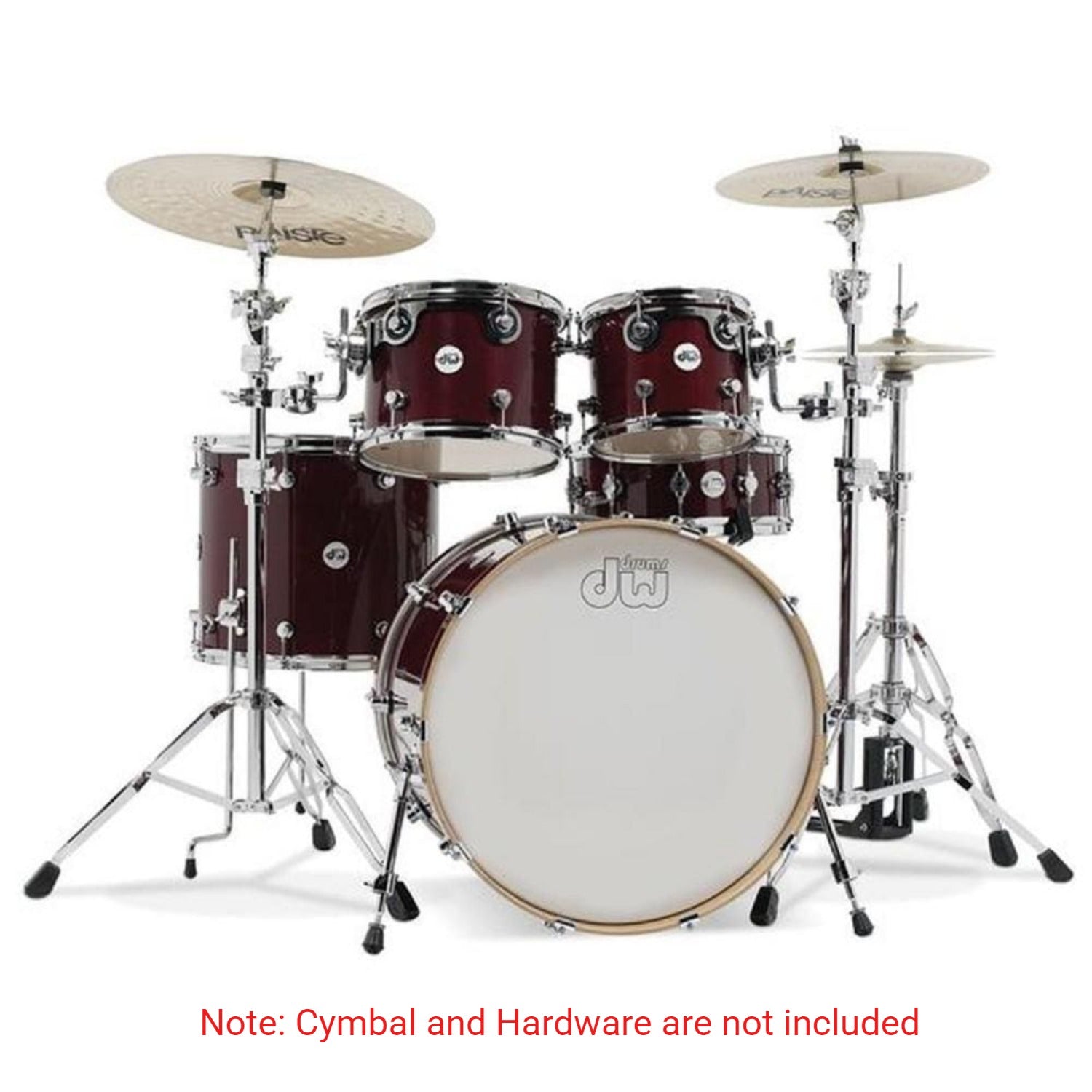 Dw Drum Workshop Acoustic Drum Kits Dw Drum Workshop Design Series 5-Piece Shell Pack BD22 Acoustic Drum Set 